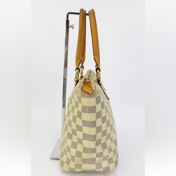 Louis Vuitton Checkered Tote with Brown Handles - Picture 4 of 16
